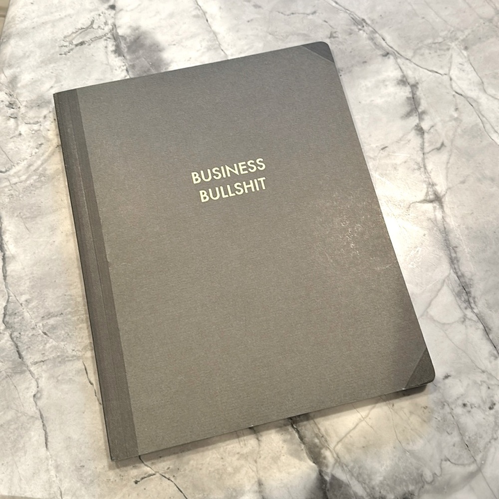 NWT Business Bullshit Notepad Gift for coworker, friend, boyfriend